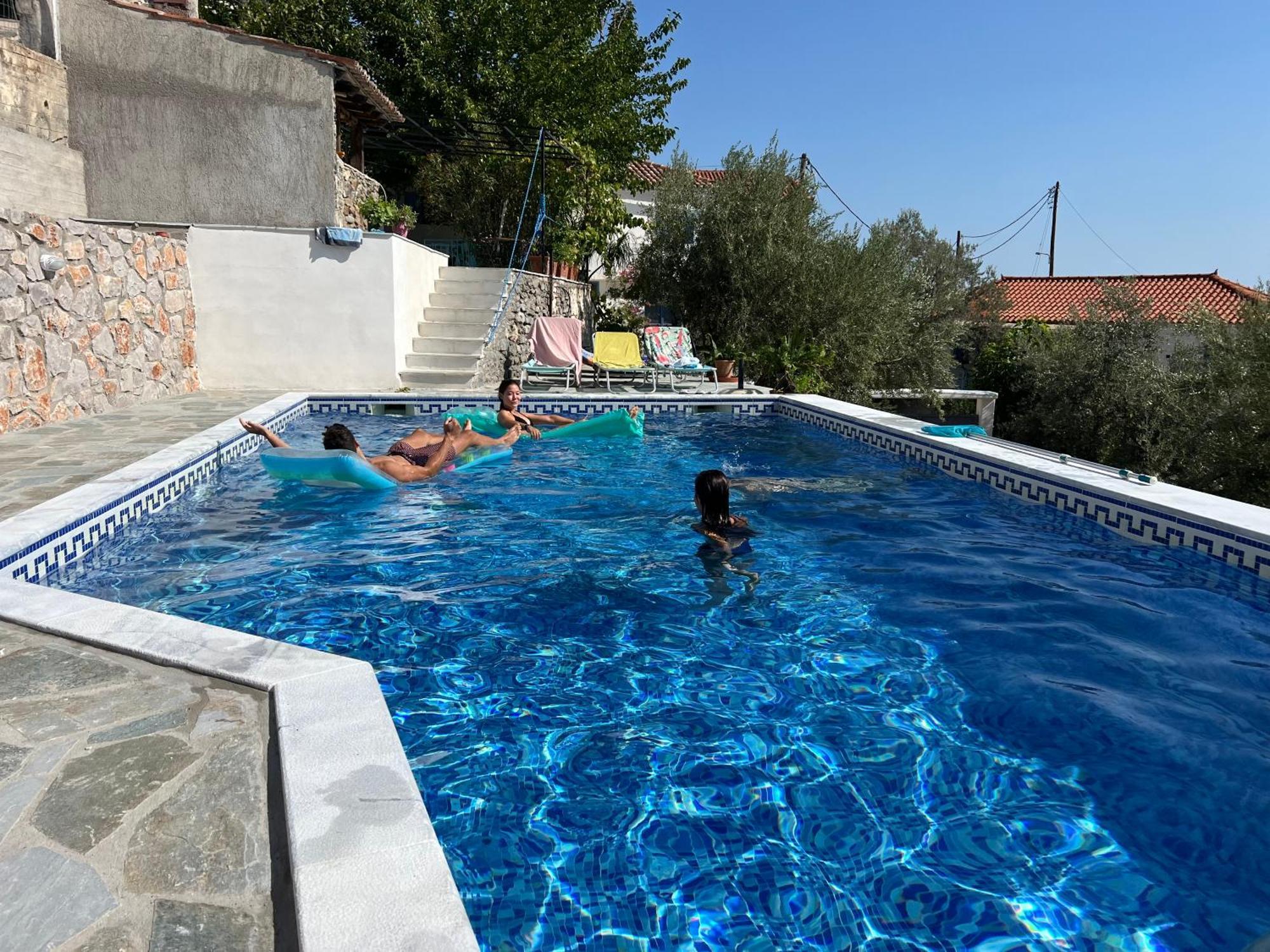 Maison Charme Avec Piscine Privee, Pres De La Mer A Sappounakeika, Tyros Sapounakeika Екстер'єр фото
